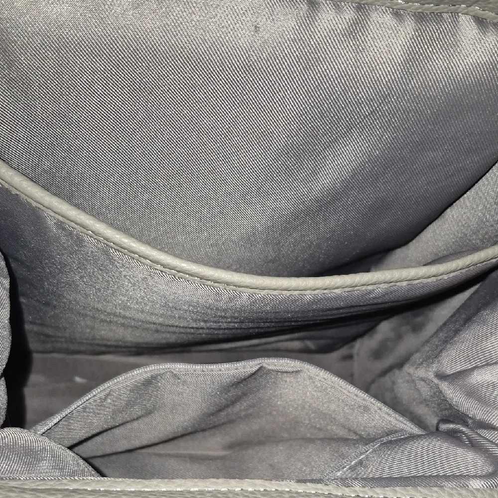 Gray Modern Backpack with Structured Design - Picture 2 of 4
